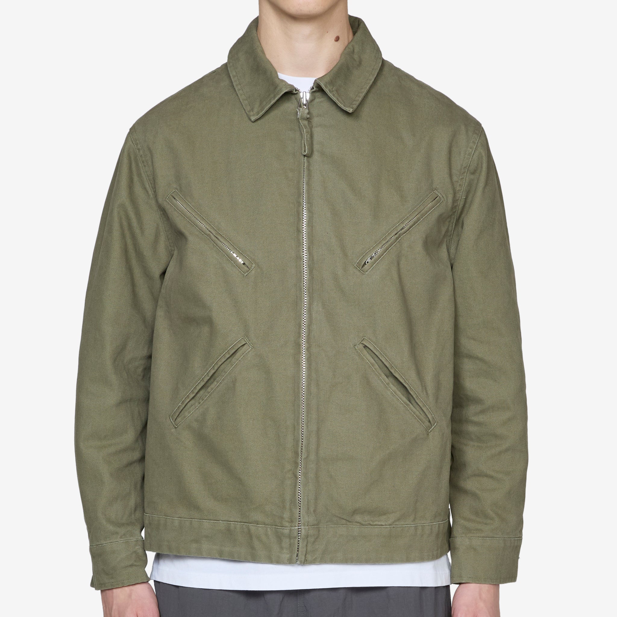 Stylish Full Zip Jacket with Four Leaf Clover Design - Perfect for Outdoor Activities & Casual Wear