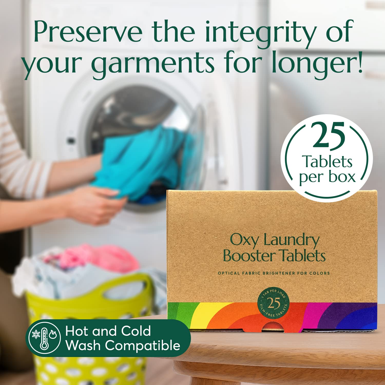 Eco-Friendly Foaming Hand Soap Tablets & Oxy Laundry Booster Tablets Bundle with Reusable Tin | Zero Waste Cleaning Solution for Home, Travel & Camping