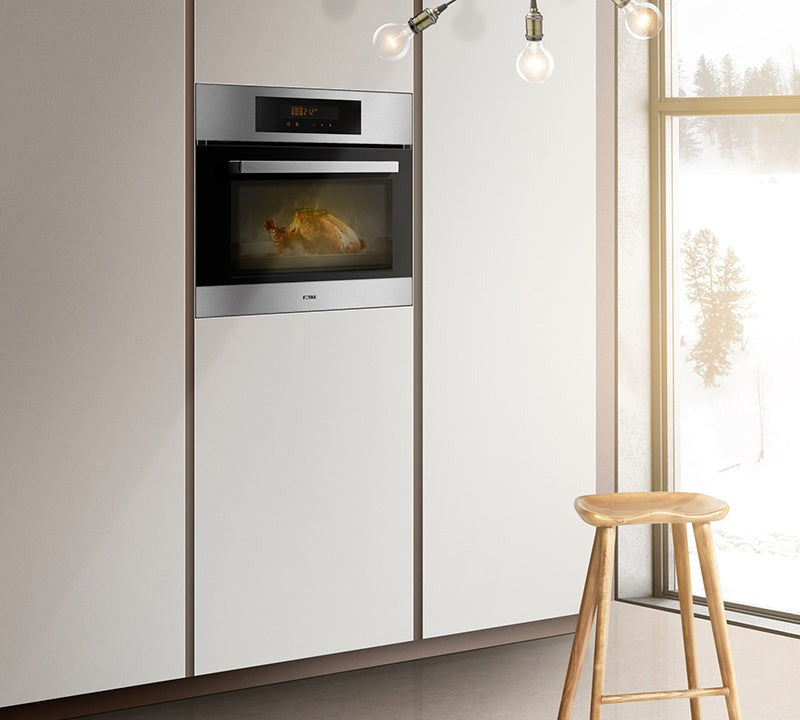 Fotile SCD42 F1 24-Inch Built-In Steam Oven - Stainless Steel Smart Convection Oven for Healthy Cooking | Perfect for Baking, Roasting & Reheating in Modern Kitchens