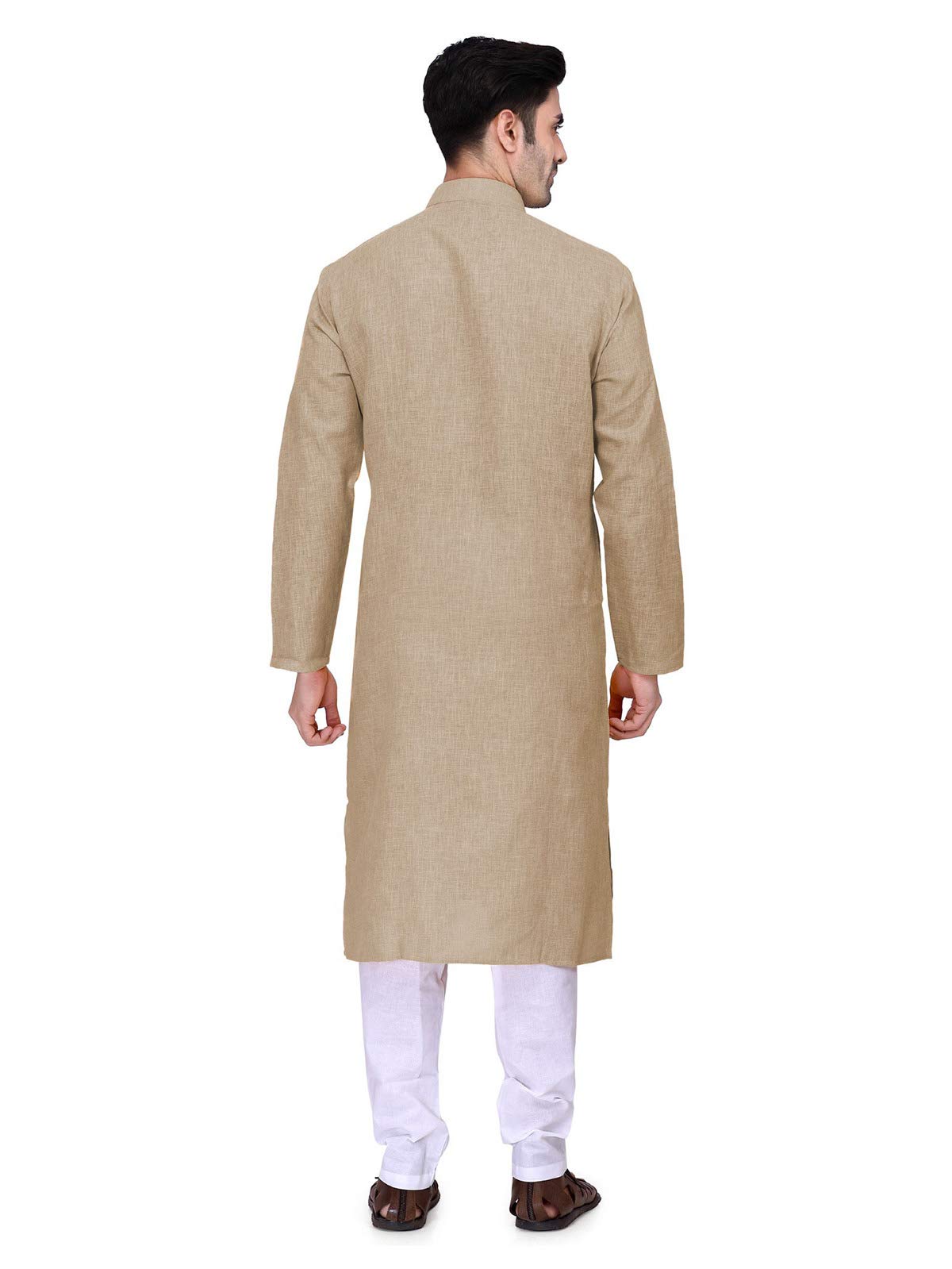 Elina Fashion Men's Cotton Kurta Pajama Set - Traditional Indian Tunic Outfit for Festivals, Weddings & Cultural Events