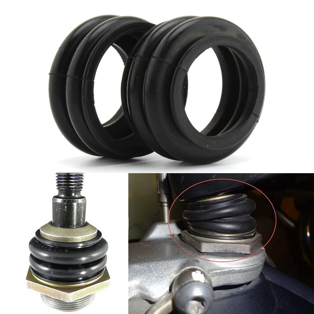 BMW R1100GS R1150GS R1200GS Adventure Telelever Ball Joint Rubber Boot Cover - Replacement Suspension Dust Seal Protector for Off-Road Motorcycle Riding & Adventure Touring