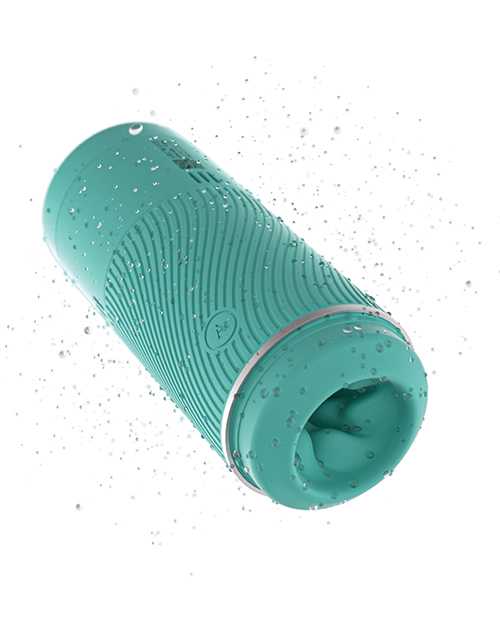 Arcwave Pow Silicone Dual End Stroker - Mint Teal | Premium Male Pleasure Toy for Enhanced Sensation | Perfect for Solo Play & Couples Intimacy