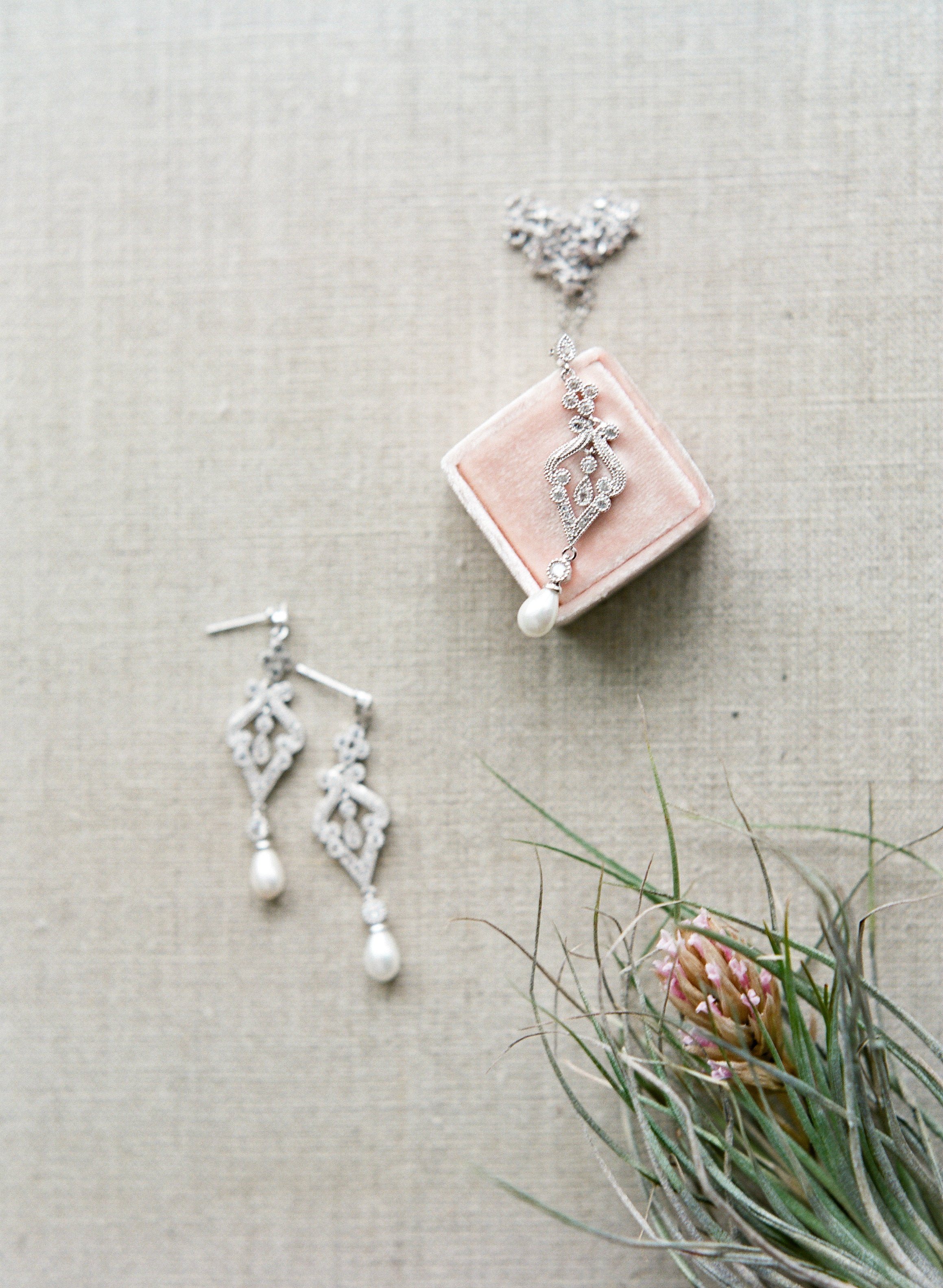 AURELIE Sterling Silver Earrings and Necklace Set for Women - Elegant Jewelry Gift for Birthday, Anniversary & Special Occasions
