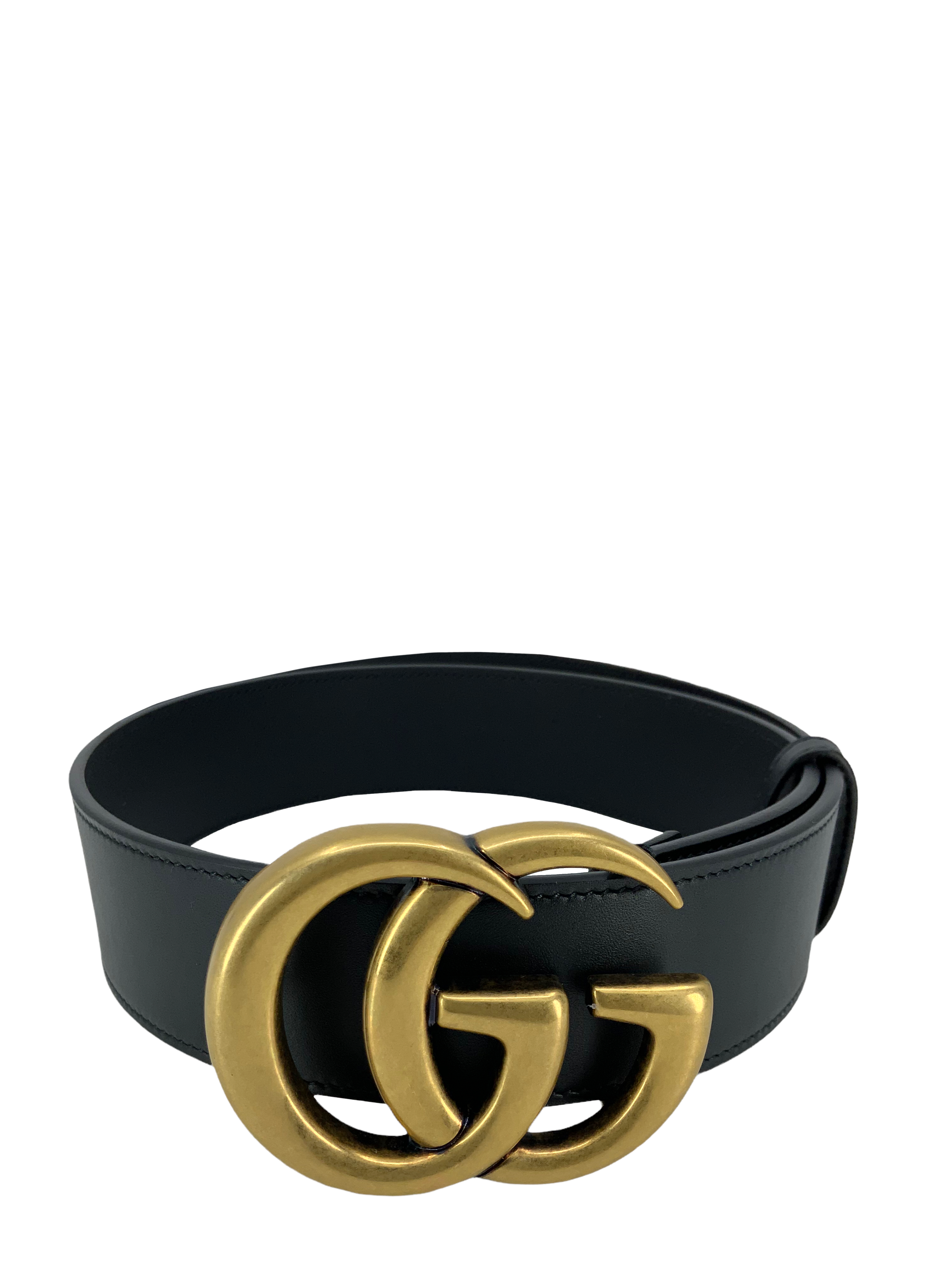 GUCCI GG Marmont Wide Leather Belt - Size 80 - New Luxury Fashion Accessory for Women - Perfect for Casual Outfits & Formal Occasions