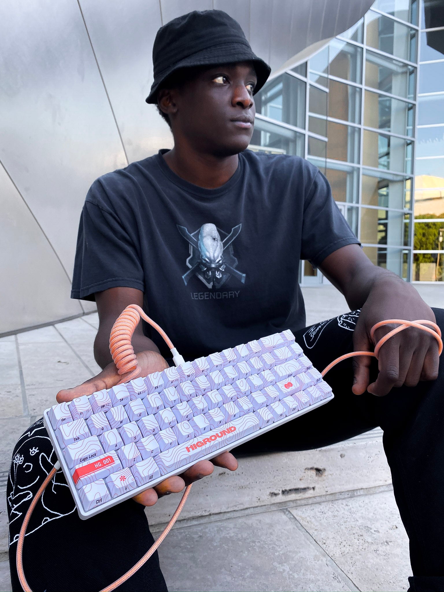 Founder's Edition Sandstone Keyboard - Ergonomic Mechanical Keyboard for Gaming & Typing - Perfect for Office, Home & Gaming Setup