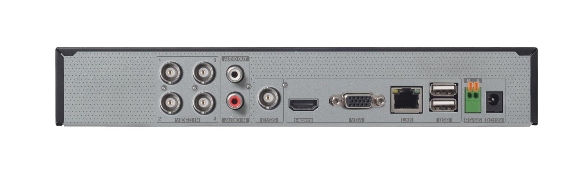 ENS Security Titanium ED8004H5-BN2 4CH 1080P DVR with 6CH Capacity - Supports 4CH BNC & 2CH IP Cameras, 5MP Input, HDMI/VGA/CVBS Output - Home & Business Surveillance System for Retail Stores, Offices & Warehouse Security