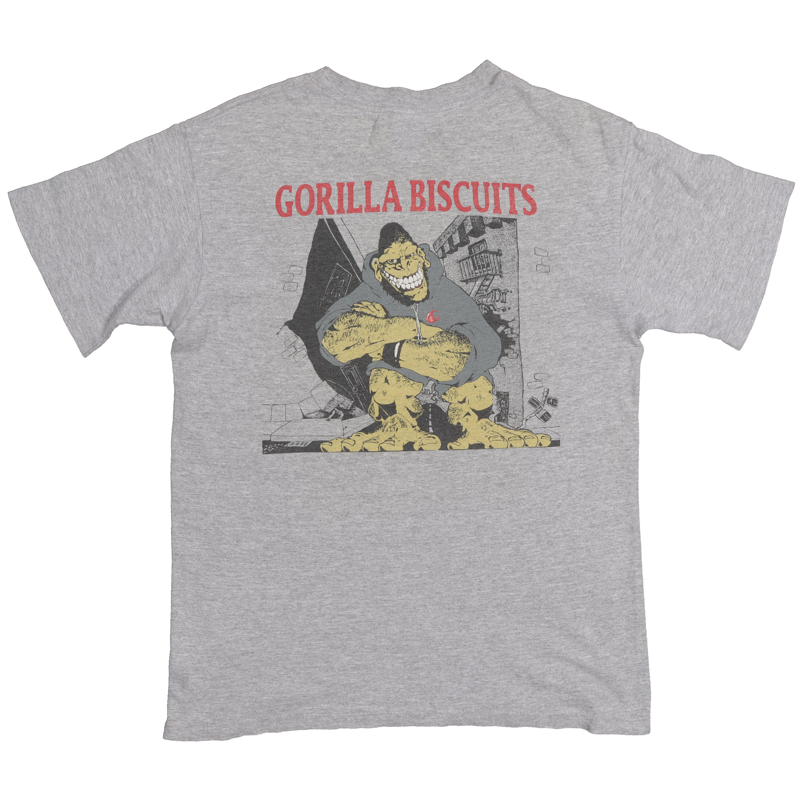 Vintage 1990s Gorilla Biscuit Band T-Shirt - Retro Punk Rock Tee for Concerts & Casual Wear