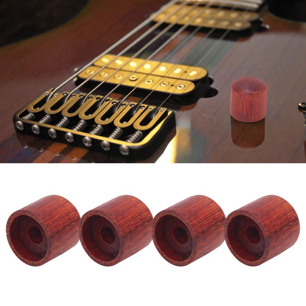 4pcs Premium Maple Guitar Amp Knobs - Durable Electric Guitar & Bass Accessories for Musicians - Perfect for Home Studio & Live Performances