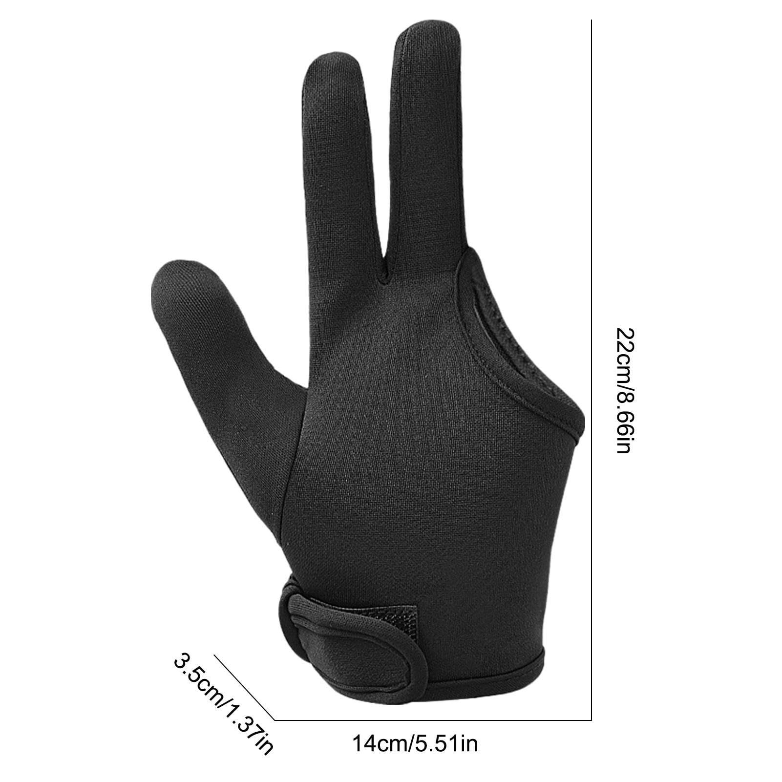 Heat Resistant Gloves for Curling Iron & Hair Straightener - Professional 3-Finger Heat Protectant Gloves | Elastic, Machine Washable & Comfortable Hair Styling Tools | Perfect for Salon, Home Use & Travel