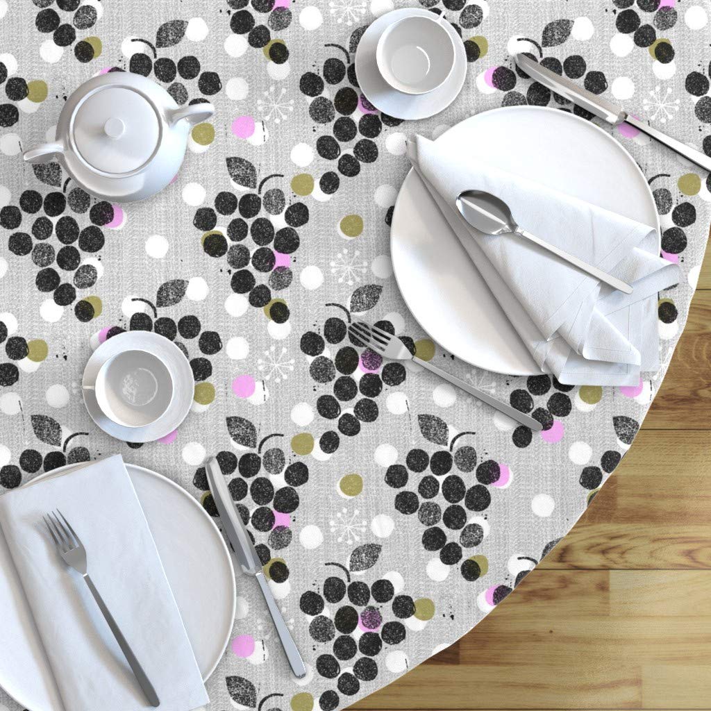 Premium Spoonflower Cotton Sateen Tablecloth - 70