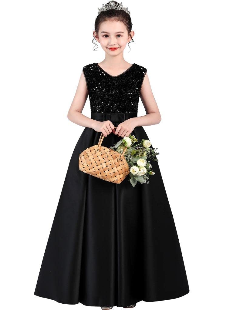 Chifar Girls Lace Princess Dress for Birthday Party, Wedding, Pageant, Formal Dance - Elegant Long Evening Gown for Special Occasions