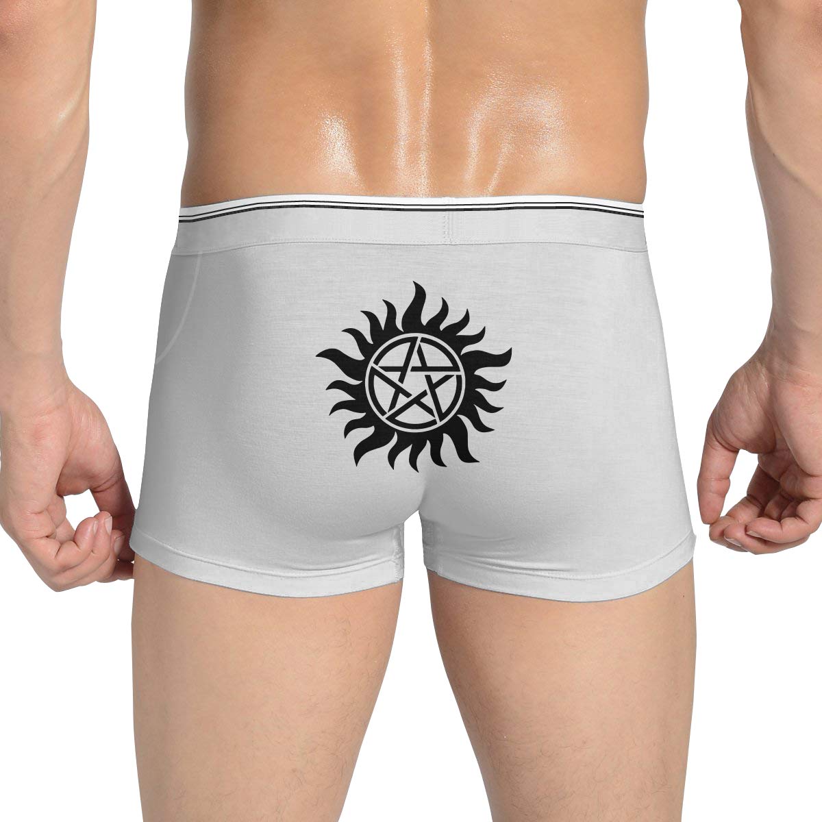 OPQRSTQ-O Supernatural Printed Men's Boxer Briefs - Breathable Cotton Underwear for Everyday Comfort & Active Lifestyle | Gym, Sleep & Daily Wear