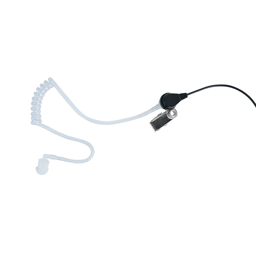 Covert Acoustic Tube Earpiece Headset with Mic for Motorola Vertex Standard 2-Way Radios VX-231 & VX-351 - 10 Pack - Ideal for Security Guards, Bodyguards, and Discreet Communication