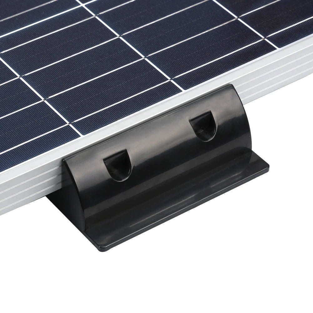 Rich Solar Corner Bracket Mount Set of 6 - Heavy Duty Aluminum Solar Panel Mounting Brackets for RV, Boat & Off-Grid Systems - Perfect for Solar Panel Installation & Secure Mounting