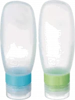 Go Travel Squeezy Bottles - Leak-Proof Portable Water Bottles for Gym, Hiking & Travel | BPA-Free Collapsible Sports Bottle for Outdoor Activities