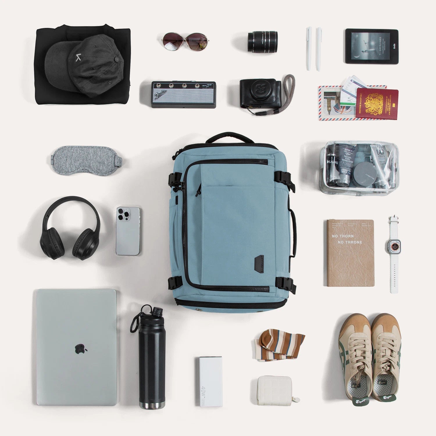 Blast Travel Backpack - Lightweight Waterproof Carry-On Backpack for Men & Women - Perfect for Airplane, Hiking, Camping & Daily Commute