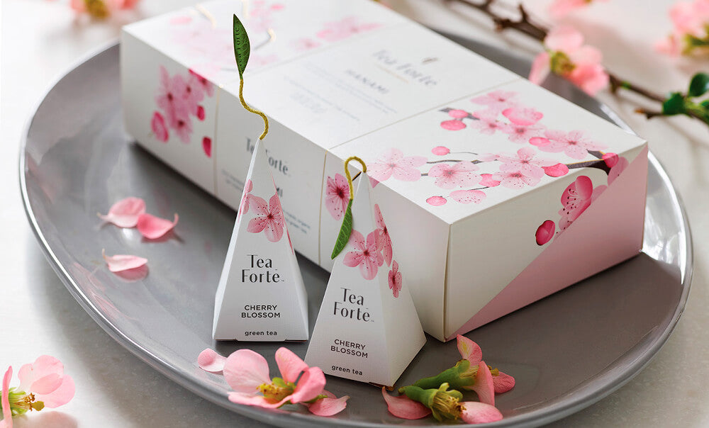 Premium Japanese Hanami Tea Assortment - Sakura Cherry Blossom Green Tea Gift Set for Spring Picnics & Tea Ceremonies
