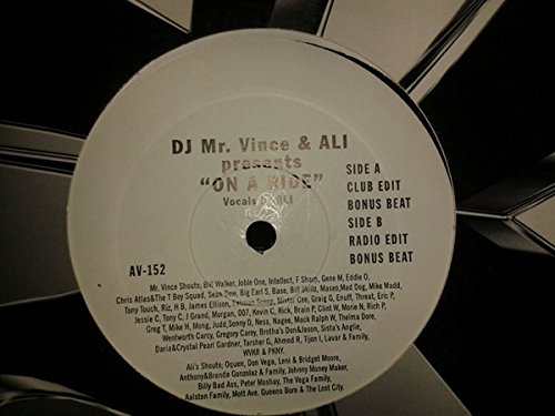 On A Ride - 12 Inch Maxi Single AV8 Edition | Vintage Vinyl Record for DJs & Music Collectors | Perfect for Retro Parties & Home Listening