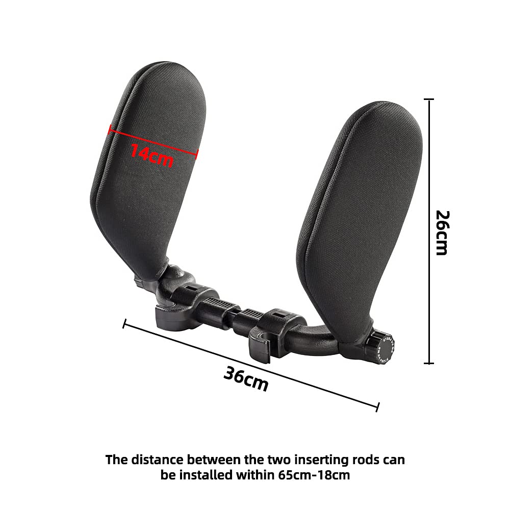 Comfortable Car Headrest Pillow - Neck Support Cushion for Adults & Kids - Reduce Fatigue on Long Road Trips - Perfect for Travel, Commuting & Road Trips