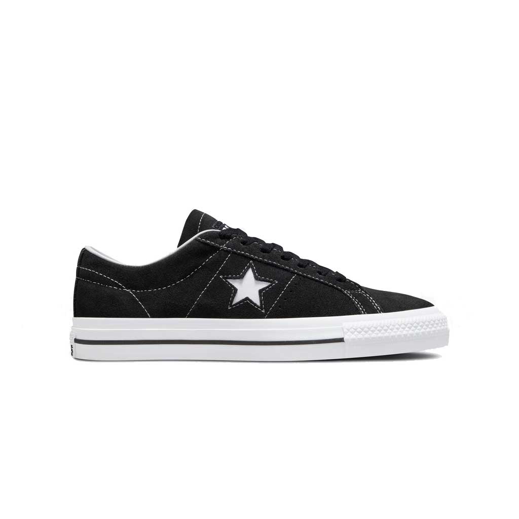 Converse One Star Pro Sneakers - Black & White Low Top Shoes for Men & Women | Casual Streetwear, Skateboarding & Everyday Wear