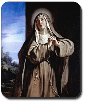 St. Margarita Da Cortona Art Plates Mouse Pad - Non-Slip Desk Mat for Office, Gaming & Home Use - Perfect Gift for Art Lovers