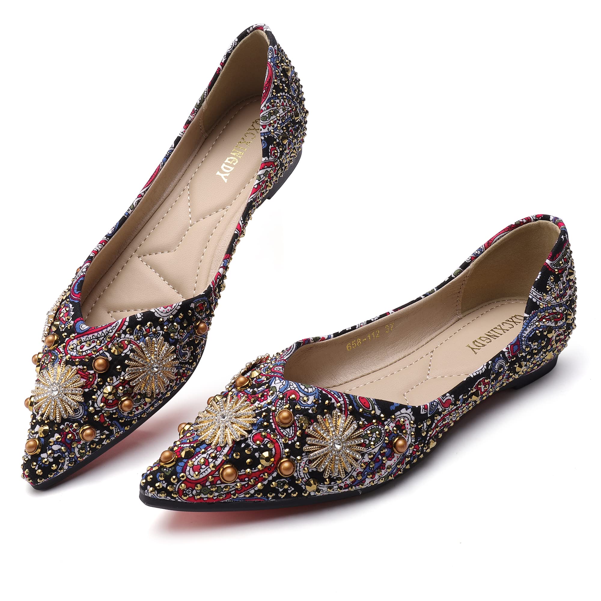 Elegant Women's Pointed Toe Slip-On Flats - Comfortable Dress Shoes for Wedding, Work, Office & Casual Wear | Stylish Ballet Flats for Party, Business Meetings, Date Nights & Travel | Perfect Gift for Professional Women, Bridesmaids & Fashion Lovers | Great for Daily Commute, Cocktail Events & Business Trips | Ideal for Office Professionals, Bridal Parties & Fashionable Outfits