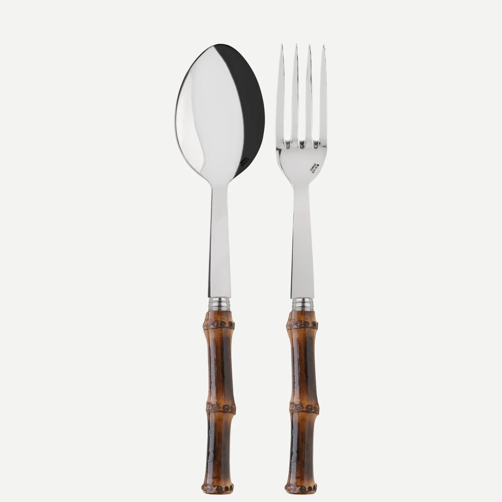 Premium Dark Bamboo Serving Set - Eco-Friendly Chopsticks, Spoons & Forks for Sushi, Asian Cuisine & Party Dining - Perfect for Restaurants, Home Use & Gifts