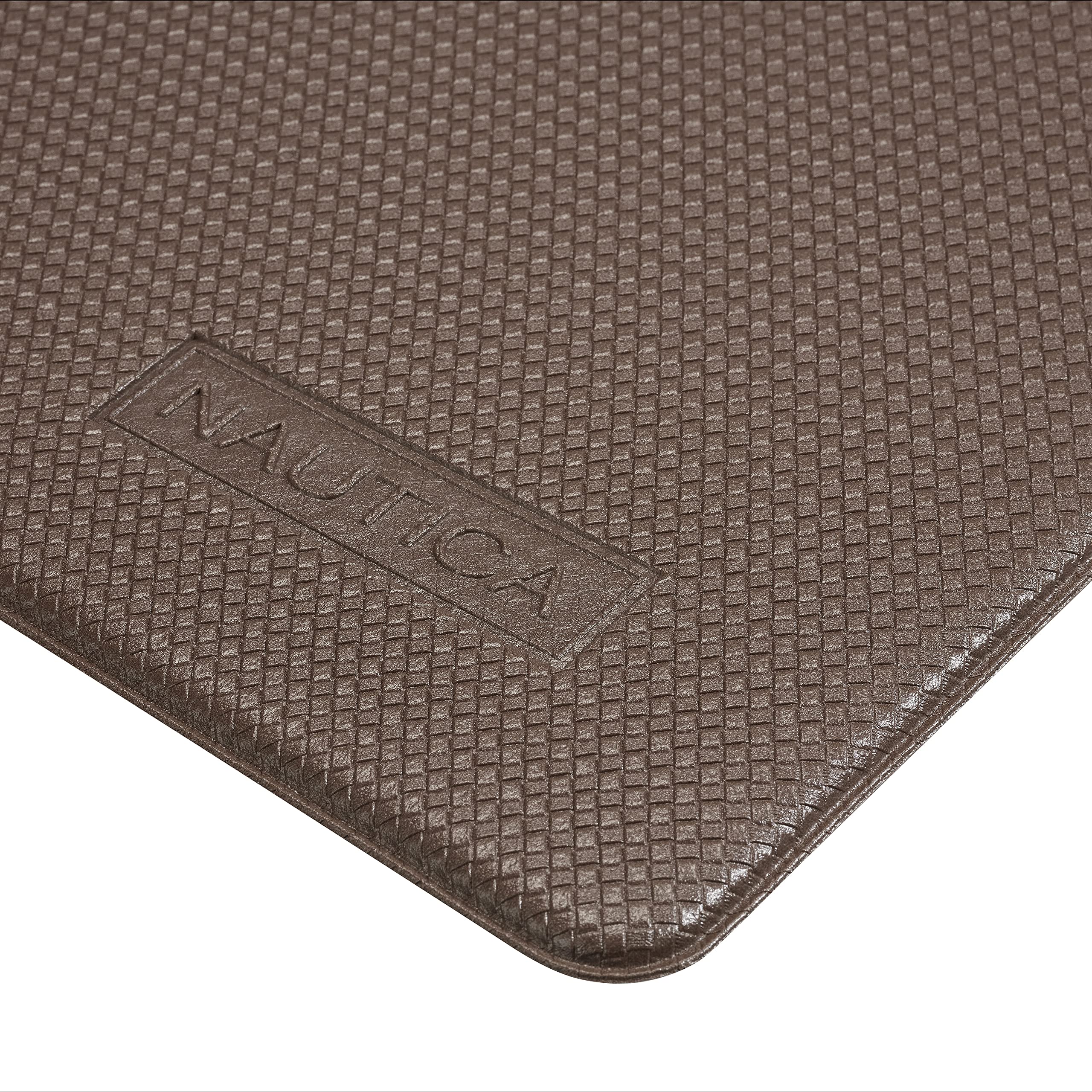 Nautica Anti-Fatigue Kitchen Mat - Non-Slip Waterproof Floor Mat for Cooking & Standing Comfort - 17.5