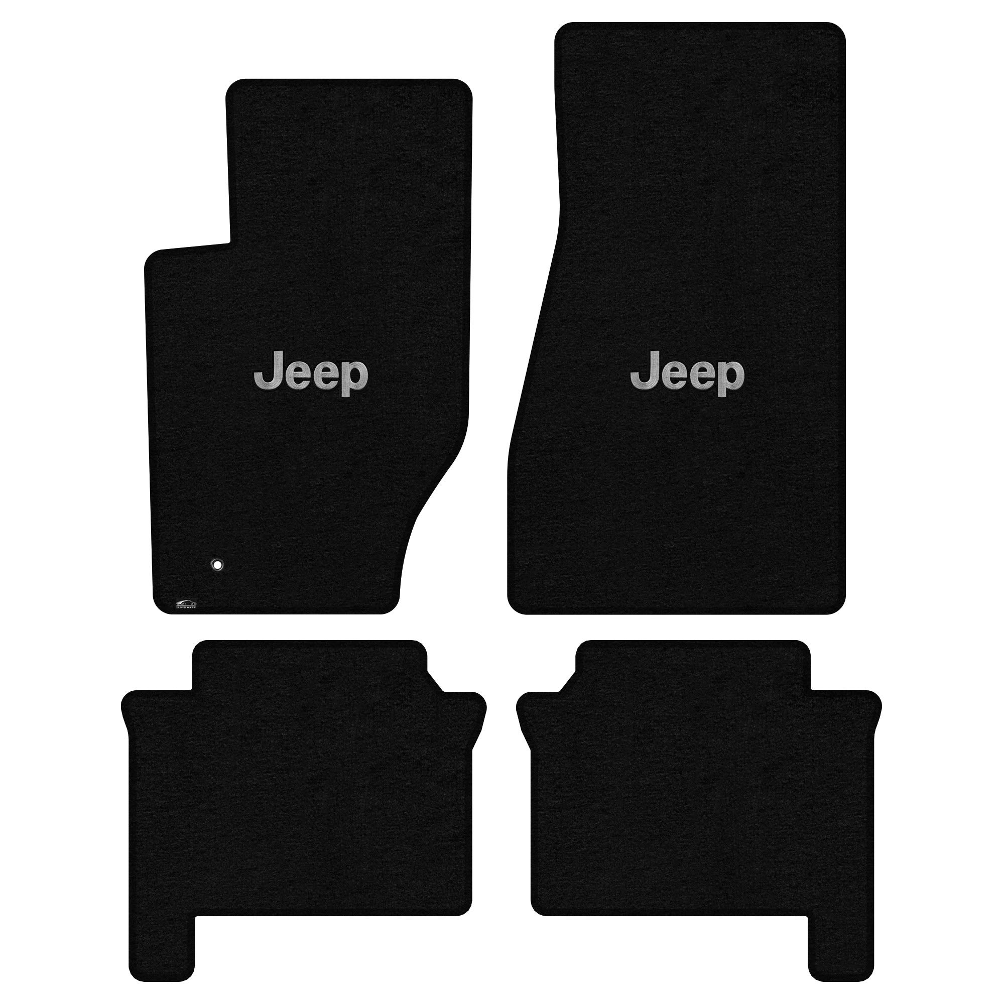 Premium Custom-Fit Carpet Floor Mats for 2005-2008 Jeep Grand Cherokee - 4-Piece Set (Black) | All-Weather Protection & Luxury Interior Upgrade | Perfect for Daily Commute, Road Trips & Off-Road Adventures