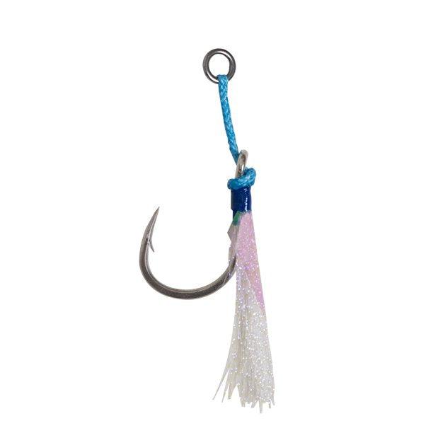 Mustad J Assist5 Ocean Crystal Jigging Assist Rig - Premium Saltwater Fishing Lure for Deep Sea Jigging, Trolling & Offshore Angling - Perfect for Tuna, Mahi Mahi & Grouper Fishing
