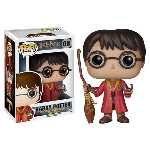 Harry Potter Quidditch Harry Pop! Vinyl Figure #08 - Collectible Toy for Fans, Gift for Potterheads - Perfect for Display, Collections & Themed Parties