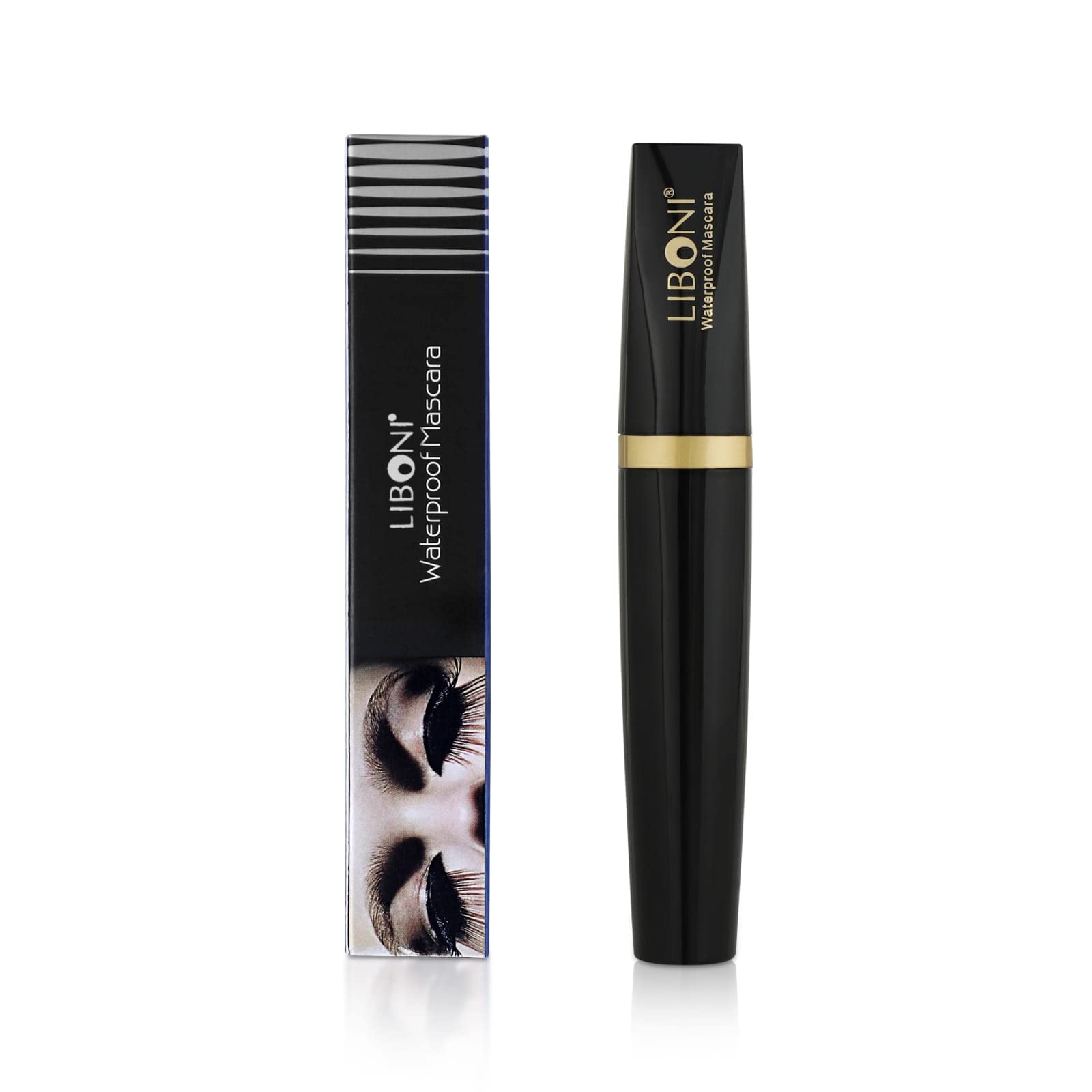 LIBONI Waterproof Eyeliner & Volumizing Mascara 2-Piece Set - Smudge-Proof Eye Makeup Kit for Long-Lasting Definition | Perfect for Day to Night Looks, Parties & Special Occasions