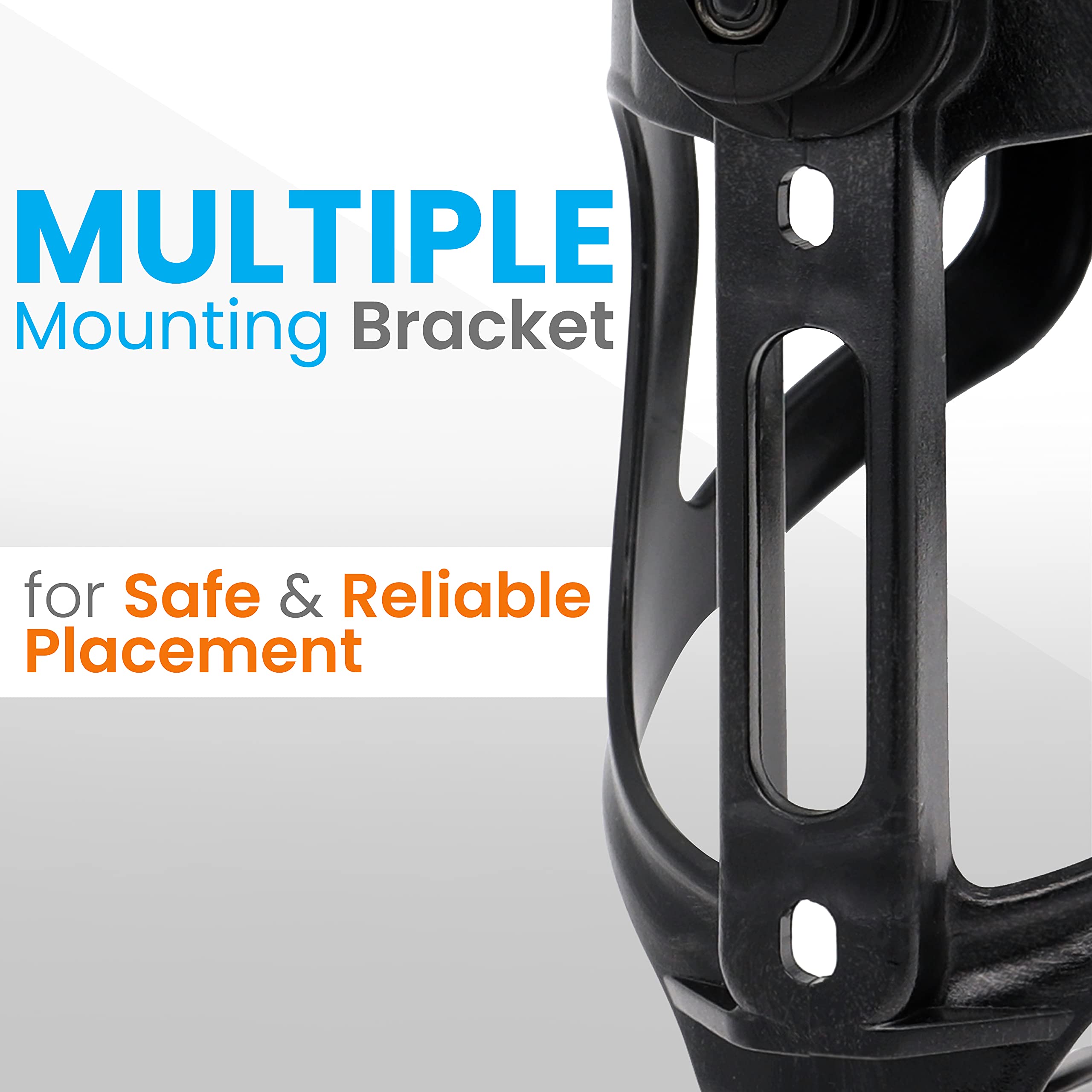 SereneLife Expandable Golf Push Cart Cup Holder - Universal Golf Bag Drink Holder for Bottles, Cans & Coffee Cups (3.5” Diameter) | Golf Accessories for Men | Perfect for Golf Courses, Driving Ranges & Outdoor Sports