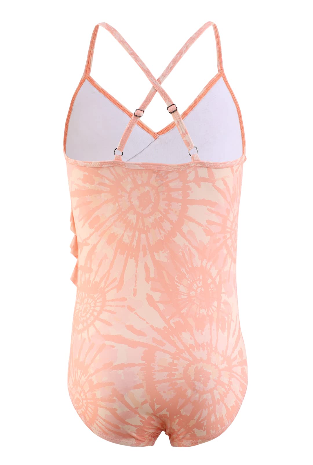 Hawaiian Ruffle One Piece Swimsuits for Girls - Cute Beach Bathing Suit for Kids | Perfect for Pool, Beach Vacations & Summer Water Play