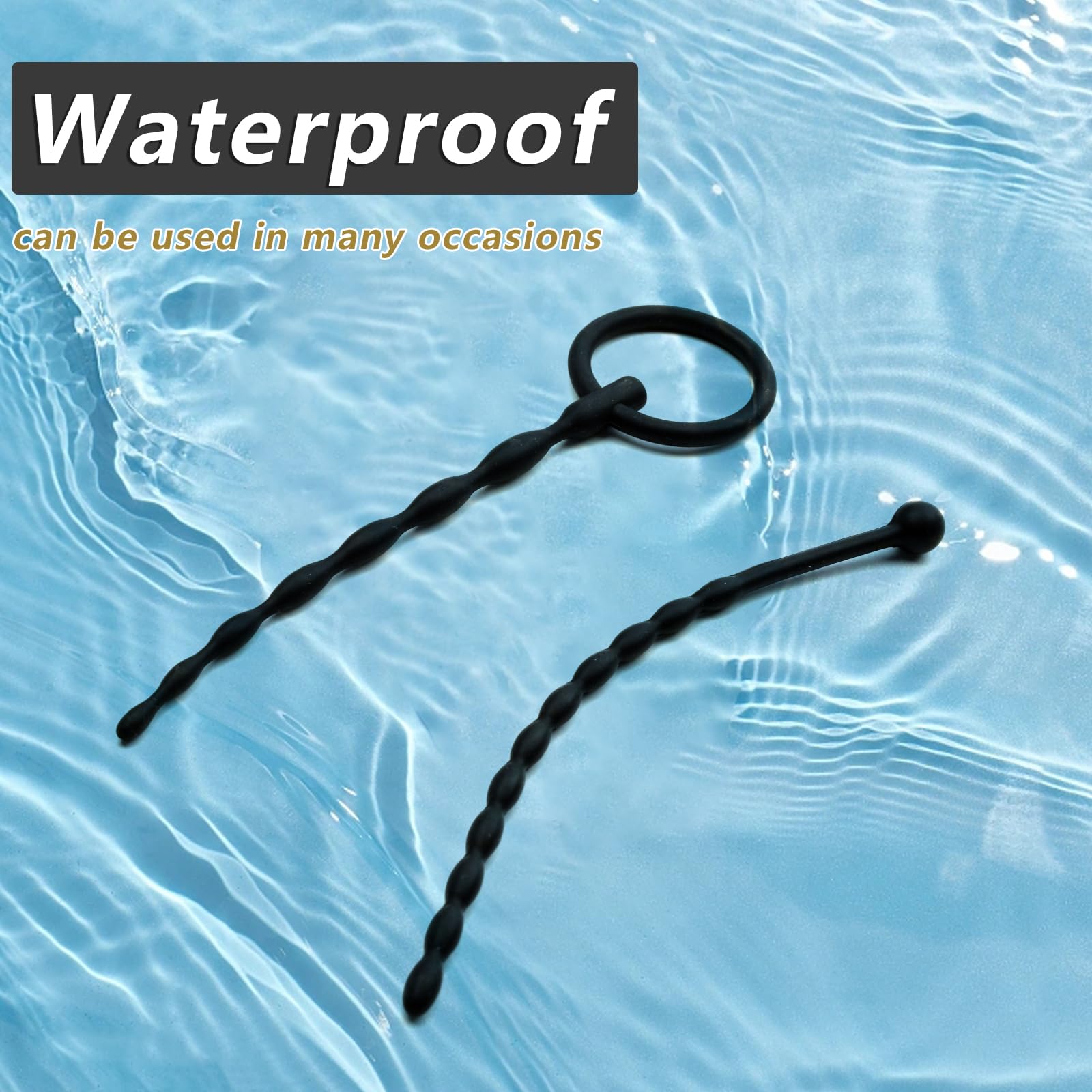 8 Pcs Silicone Penis Plug Set - Male Urethral Dilator & Sounding Rods for Cock Expansion, Masturbation Toy - Perfect for BDSM, Adult Play & Sensual Exploration