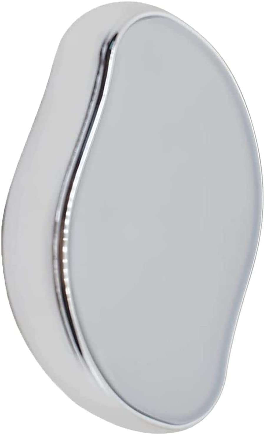 Crystal Hair Eraser - Painless Hair Removal Tool for Arms, Legs & Body | Magic Epilator & Skin Exfoliator for Men & Women | At-Home Spa & Smooth Skin Solution (Silver)