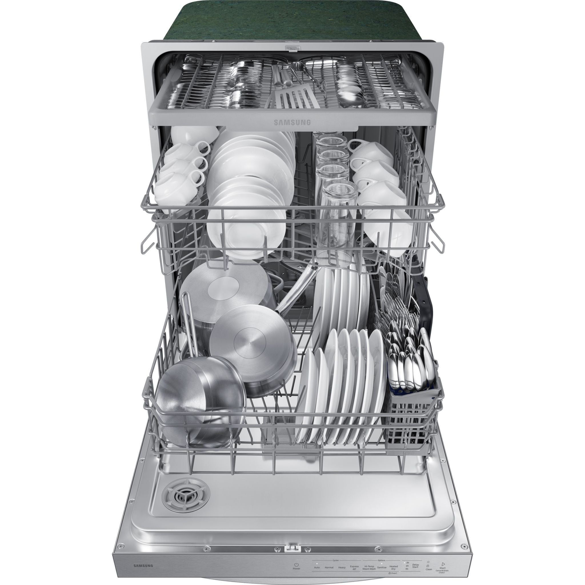 Samsung DW80CG4051SRAA Fingerprint Resistant Stainless Steel Dishwasher - Energy Efficient, Ultra Quiet for Modern Kitchens