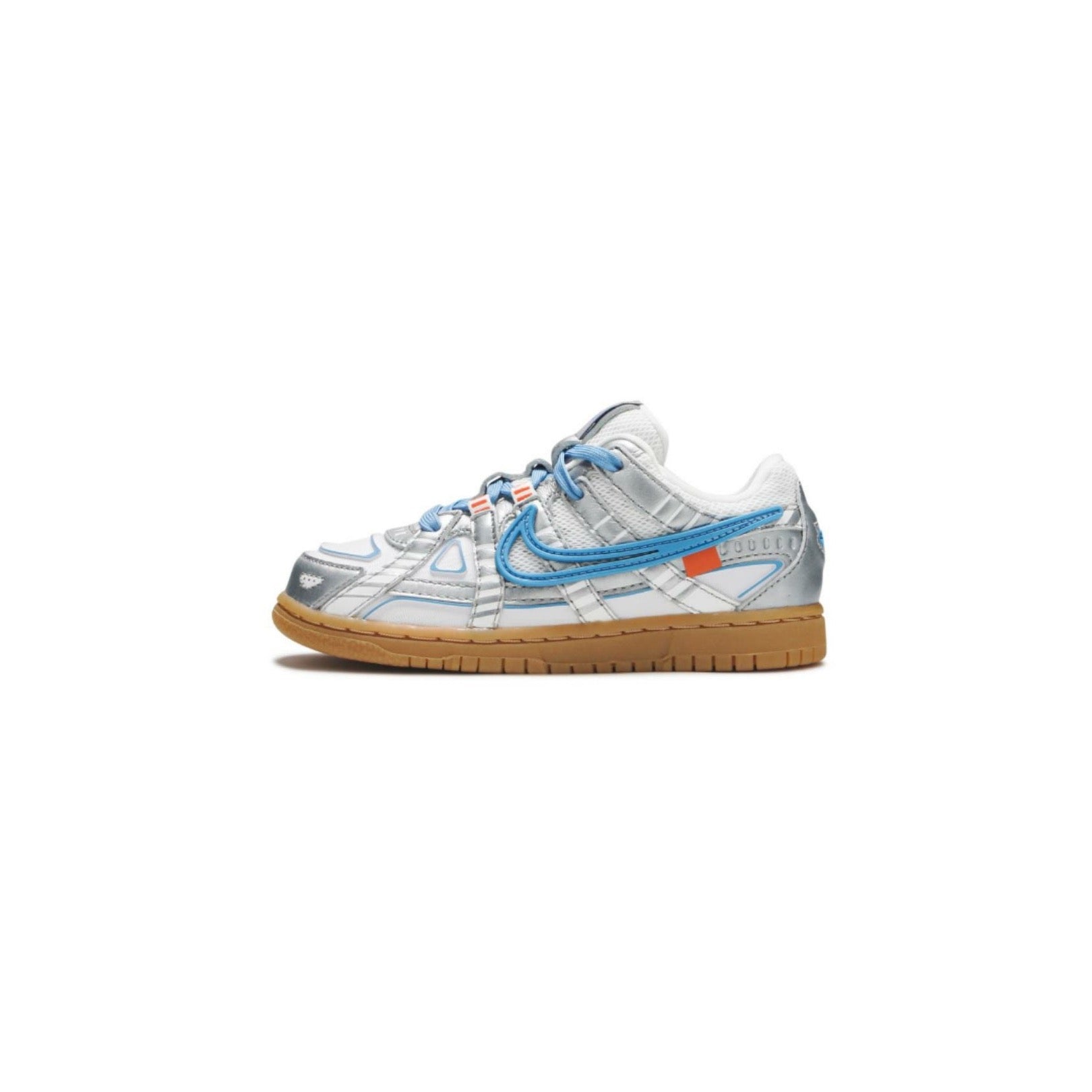 Nike Air Rubber Dunk Off White University Blue (PS) - Men's Sneakers for Running, Basketball & Casual Wear - Perfect for Sports, Gym & Street Style