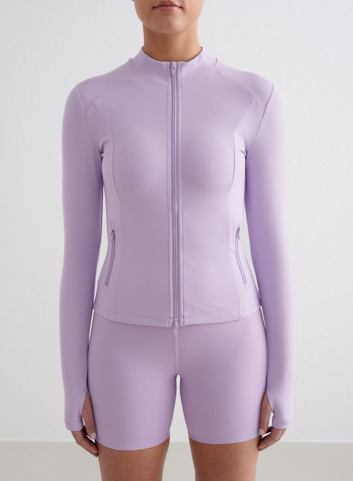 Blossom Sense Zip Jacket for Women - Lightweight Windbreaker with Pockets, Perfect for Hiking, Running & Outdoor Activities