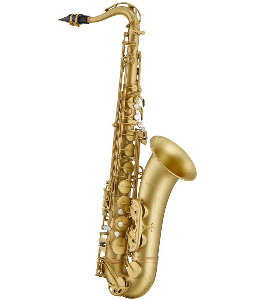 Antigua Winds TS4248 PowerBell Bb Tenor Saxophone - Classic Brass Finish | Professional Sax for Jazz, Concert & Marching Band Performances