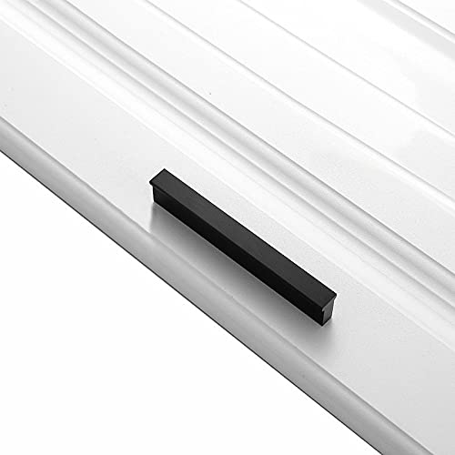 Solid Aluminum Alloy Cabinet Pulls - 3.1 Inch Metal Drawer Handles (6 Pack) for Wardrobe, Kitchen Cabinets, Dresser, Nightstand & Furniture - Durable Hardware for Home & Office Organization