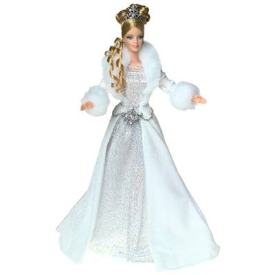 Holiday Visions Series: Winter Fantasy Barbie Doll - Collectible Christmas Gift for Kids & Adults - Perfect for Holiday Decorations & Gift Exchanges