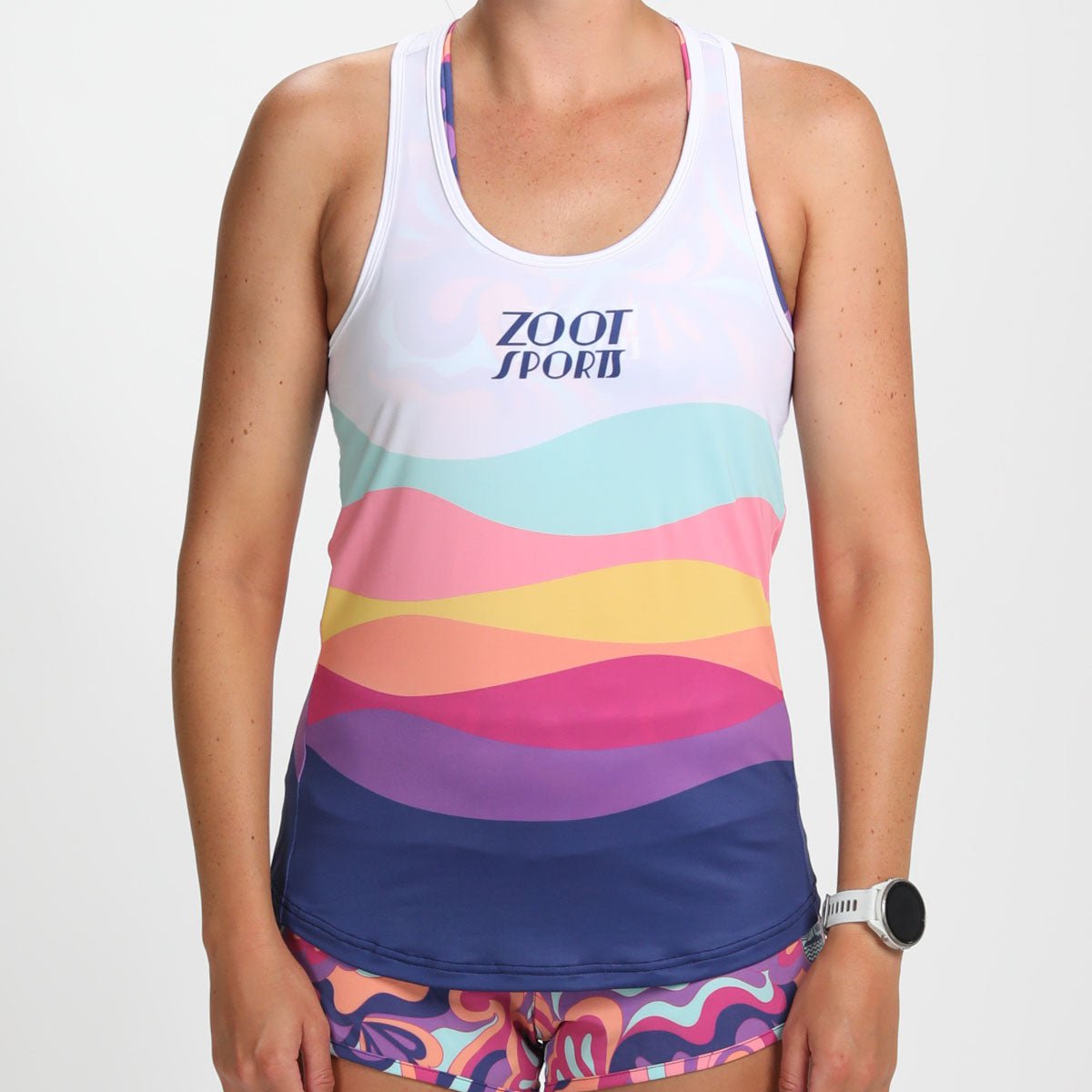 Women's Limited Edition Running Singlet - La Mer | Lightweight & Breathable for Marathon Training & Outdoor Workouts