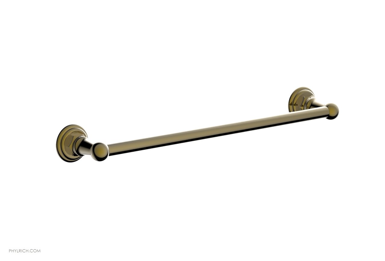 HEX TRADITIONAL 18-Inch Chrome Towel Bar - Bathroom Towel Rack for Hand & Bath Towels - Perfect for Modern & Traditional Bathrooms (50070)