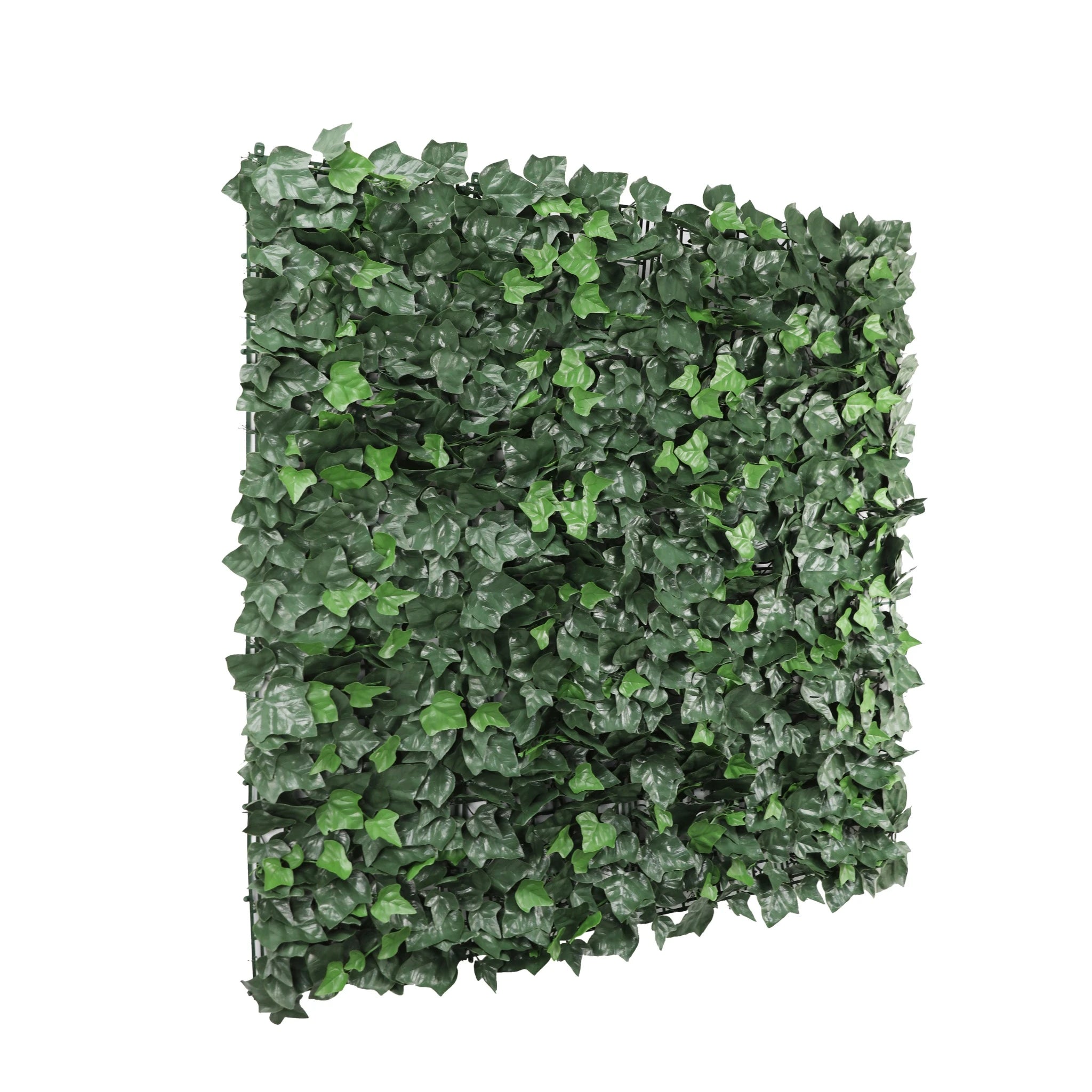Artificial Ivy Hedge Panel - 1m x 1m UV Resistant Fake Vertical Garden for Indoor & Outdoor Use - Perfect for Privacy Fence, Wall Decor, and Balcony Greenery