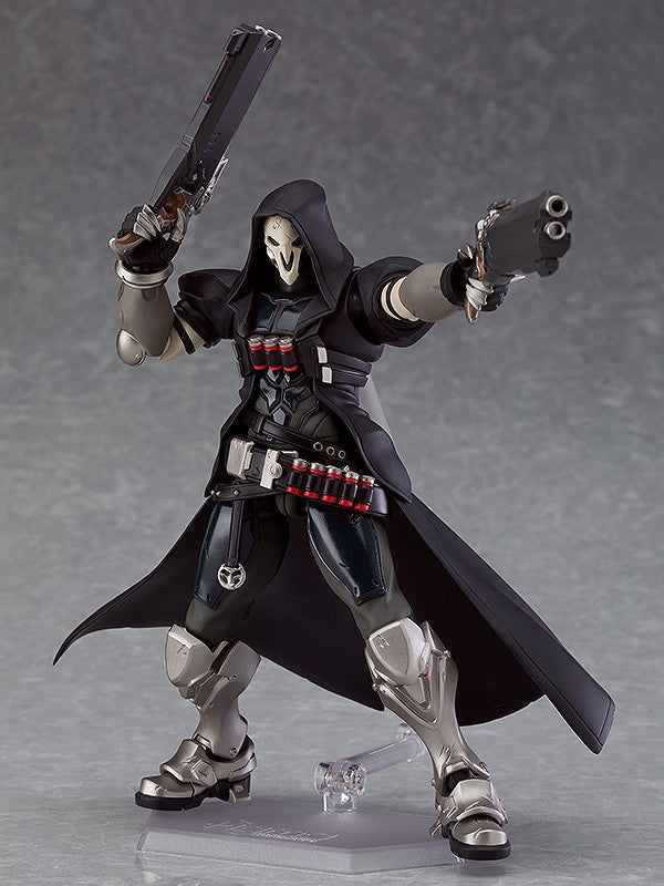 Figma #393 Reaper (Gabriel Reyes) Overwatch Action Figure - Collectible Gaming Character Model for Display & Cosplay