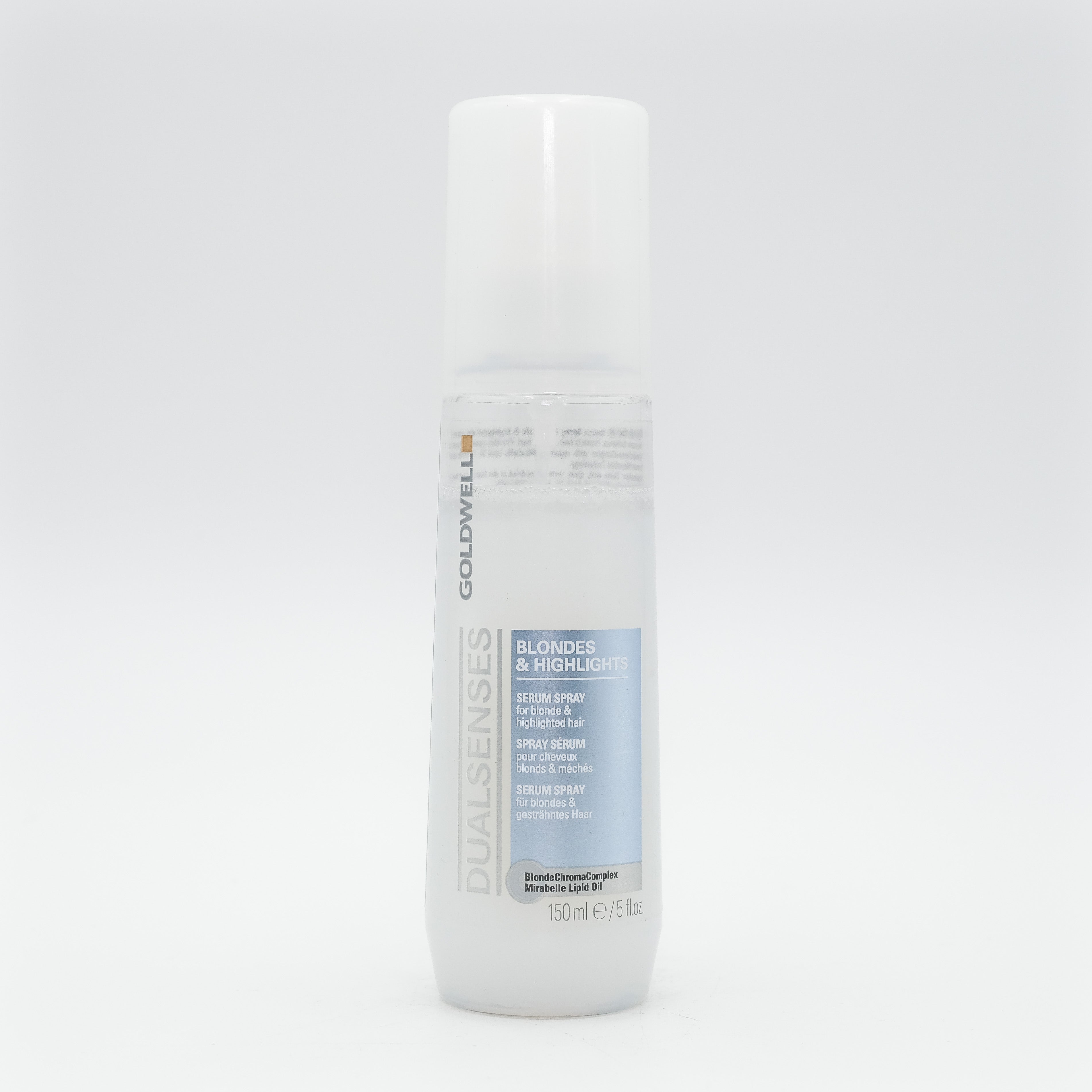 Goldwell DualSenses Blonde & Highlights Serum Spray 5 oz - Toning & Shine Treatment for Blonde & Highlighted Hair - Perfect for Salon & At-Home Hair Care