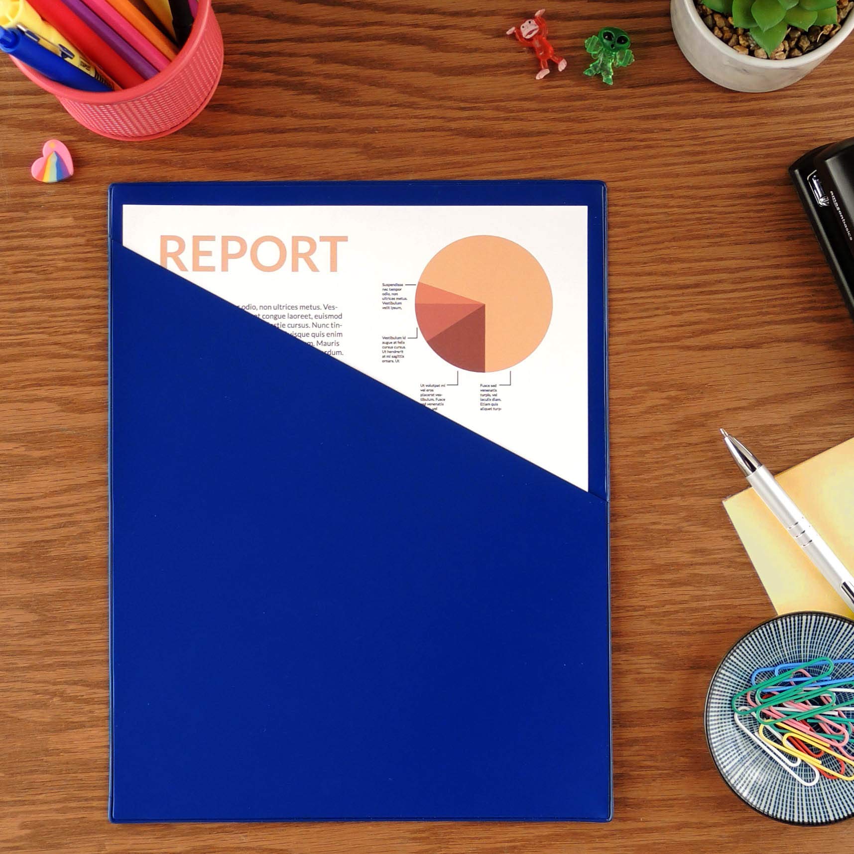 StoreSMART Slash File Jackets - 8.5