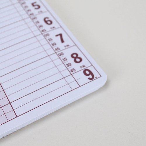 2025 Undated 4-Column Spiral Planner Notebook - 8.5