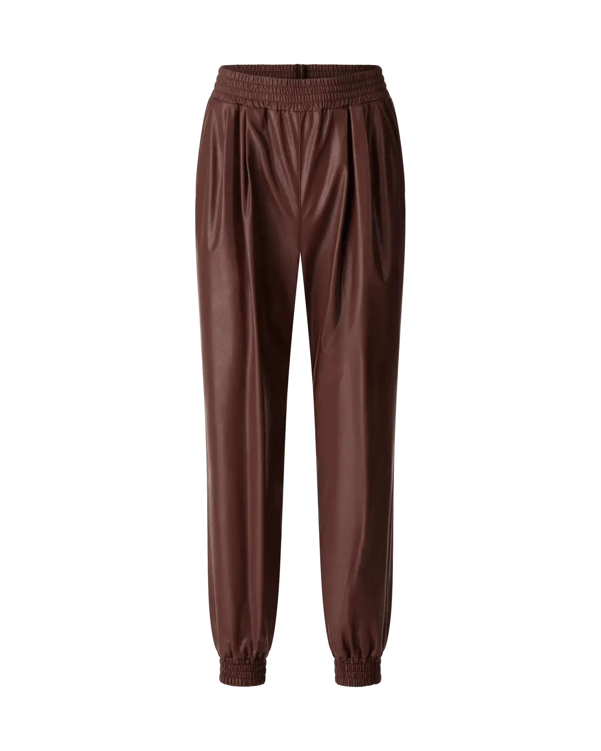 Stylish Faux Leather Jogger Pants for Women - Comfortable & Trendy High Waisted Sweatpants for Casual Wear, Running Errands & Lounge